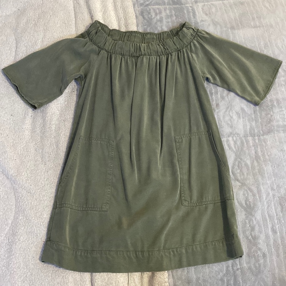 Off shoulder dress with pockets from libby story